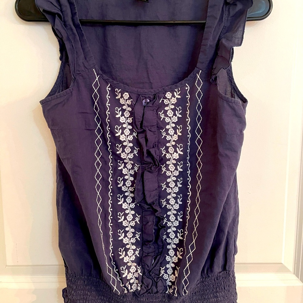 IZ Byer Navy peasant top - small